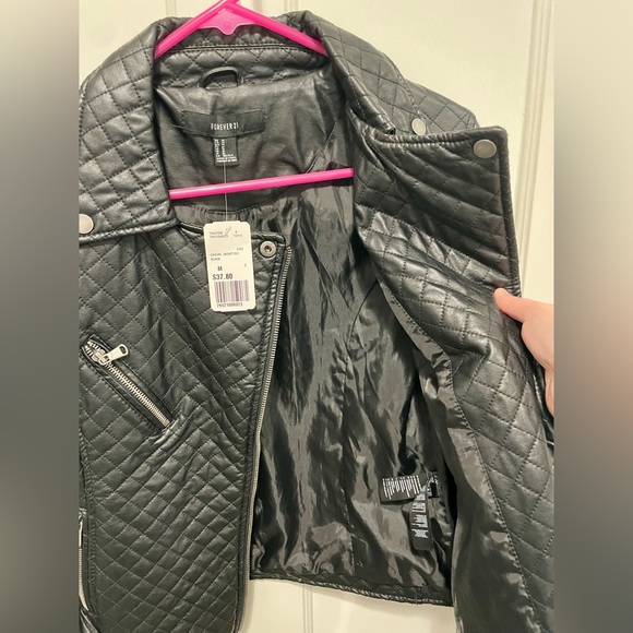 NWT Forever 21 faux leather jacket - Picture 4 of 5